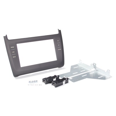 Radioblende VW Polo ab 2014 2DIN dunkelgrau