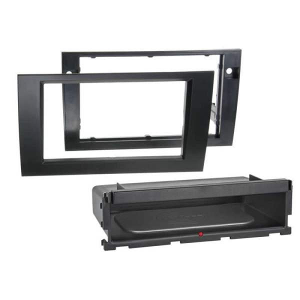 Radioblende 2-DIN mit Inbay Ablagefach Audi / Seat