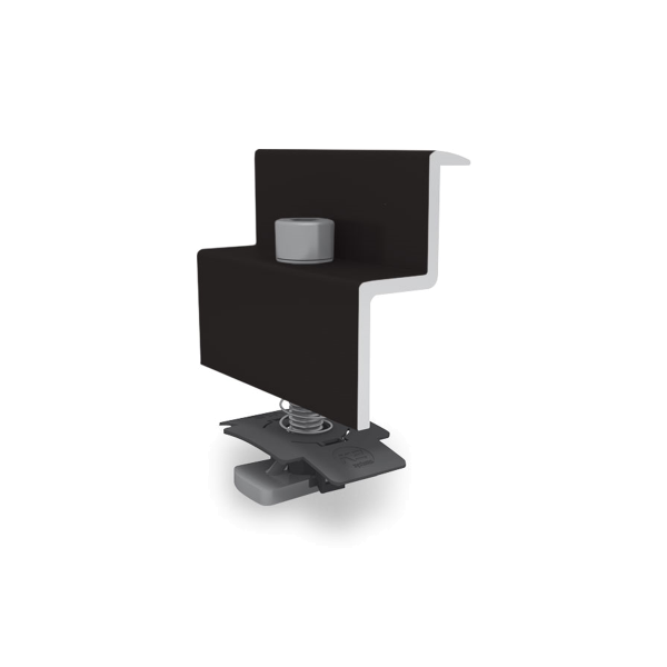 K2 Modulendklemme Standard Set 40 mm, schwarz