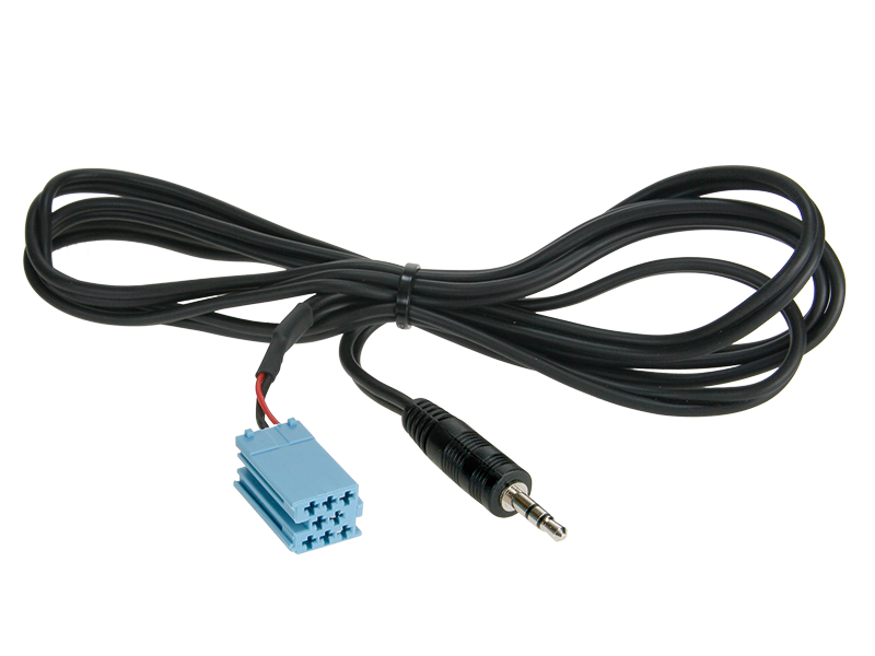 ACV Klinkenstecker 3.5mm Stereo auf Mini-ISO (blau) 1.25m