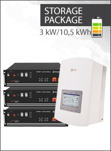S5 EH1P 3.6 kW + Pylon US3000 10.5 kWh (3 x 3.5 kWh) Paket