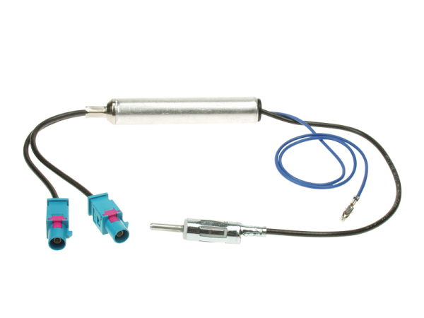 Seat / Skoda / VW DIN-Antennenadapter 2x Fakra (Z) mit Phantomeinspeisung