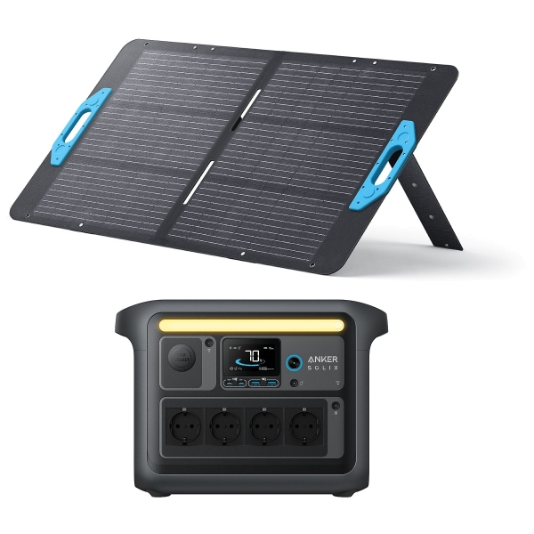 SOLIX C1000 + PS100 (100W SOLAR PANEL)