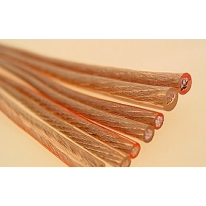 Lautsprecherkabel, transparent versch Größen