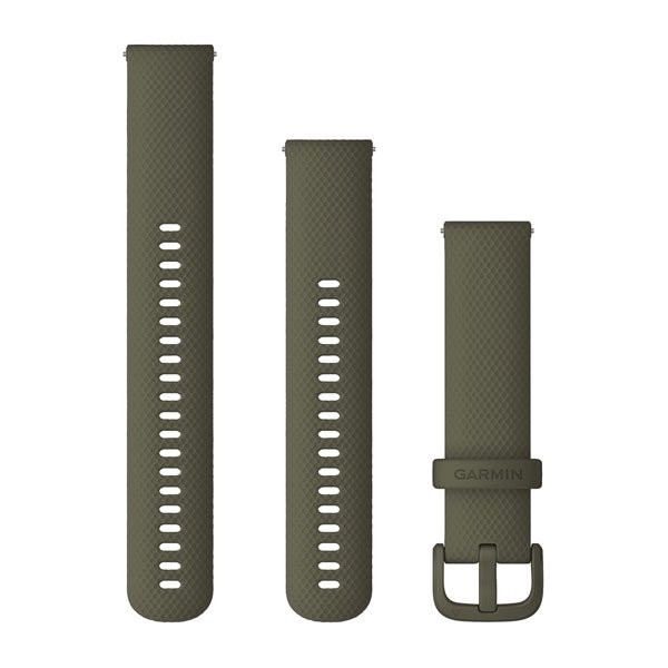 Schnellwechsel-Armbänder (20 mm) Olivgelb
