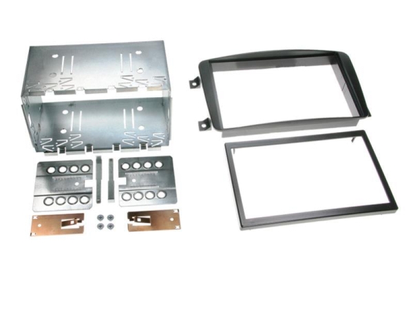 Doppel-DIN Komplettset Rubber Touch Mercedes Vito (W639) / CLK-Klasse (W209) / Viano / C-Klasse (W20