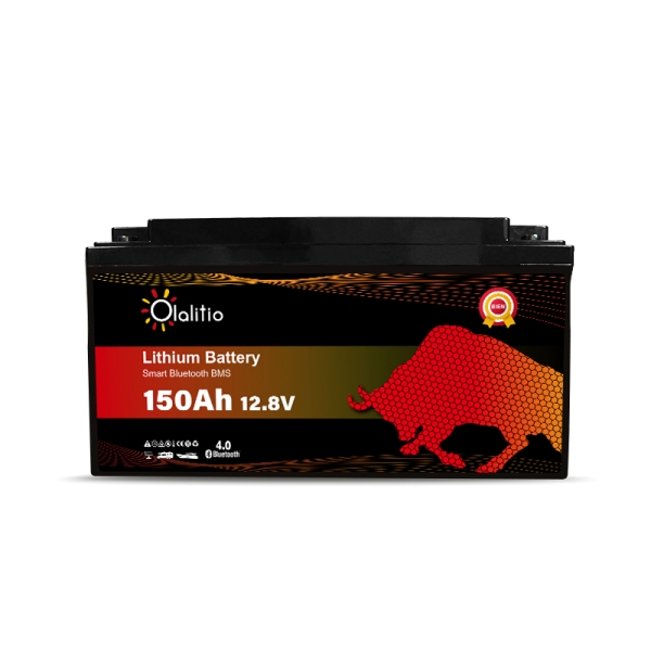 OLA-12-150 LiFePO4 12V 150Ah Lithium Batterie mit Smart BMS
