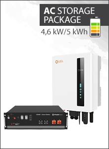 S6 EA1P 4.6K AC Wechselrichter + Pylontech US5000 Batterie Paket