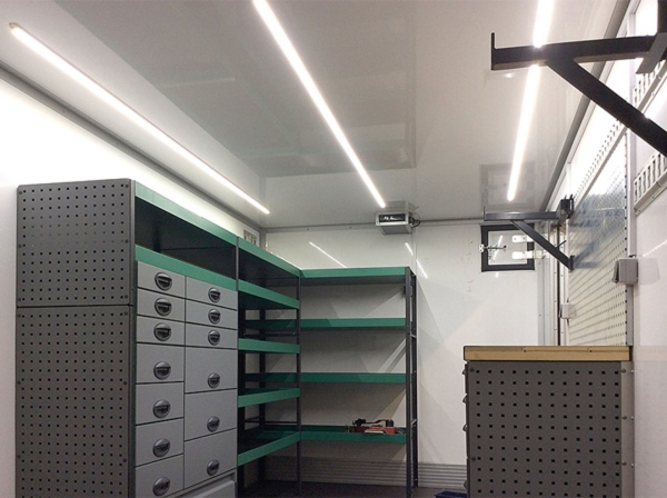 LED HIGH POWER RAILS WHITE LINE 100 cm 24V