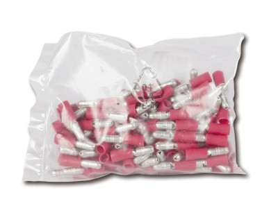 100 Rundstecker rot CHP