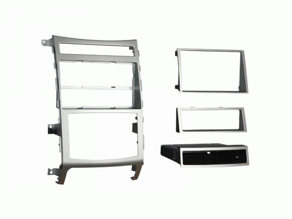 2-DIN Radioblende mit Fach Hyundai Veracruz/ix55 silber