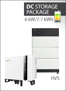 S6 6kW 3ph Hybrid Wechselichter + BYD HVS 7.7 kWh Paket