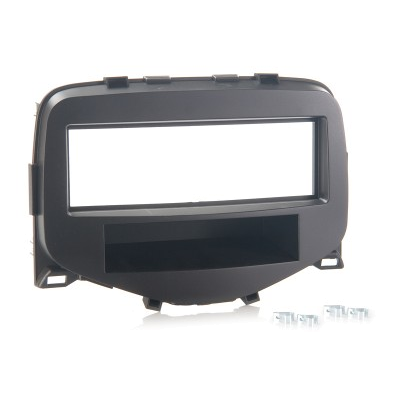 Radioblende CITROEN C1, PEUGEOT 108, TOYOTA Aygo ab 2014 1DIN schwarz