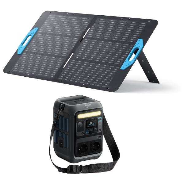 SOLIX C300X AC + PS100 (100W SOLAR PANEL)