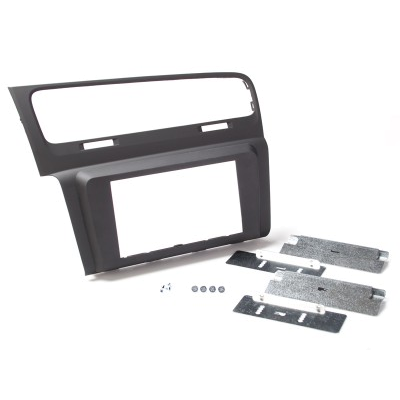 Radioblende VW Golf VII erhaben, schwarz, Soft Touch