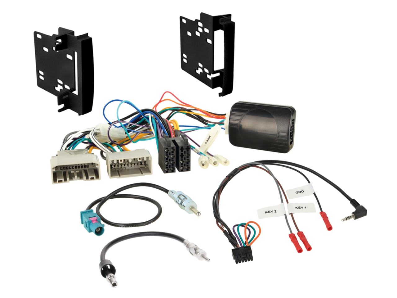 ACV Dodge / Chrysler / Jeep 2-DIN Kit > schwarz