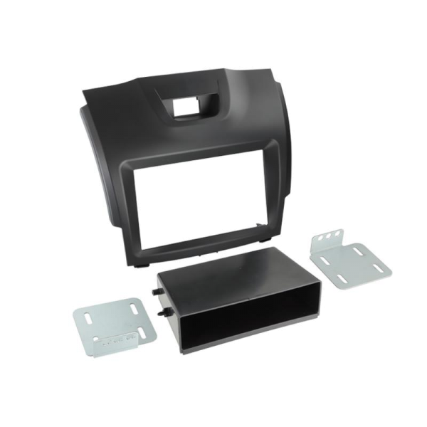 2-DIN RB mit Fach Isuzu D-Max 2012-> schwarz