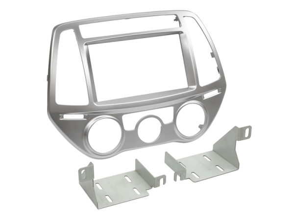2-DIN RB Hyundai i20 2013 > manuelle Klimaanlage silber