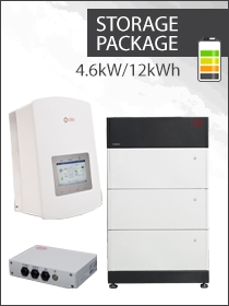1ph 4.6kW Hybrid / BYD LVS 12kWh Speicherpaket