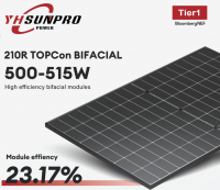 SPDG500-N108R12 Glas/Glas, Bifazial, full transparent black frame TOPCon