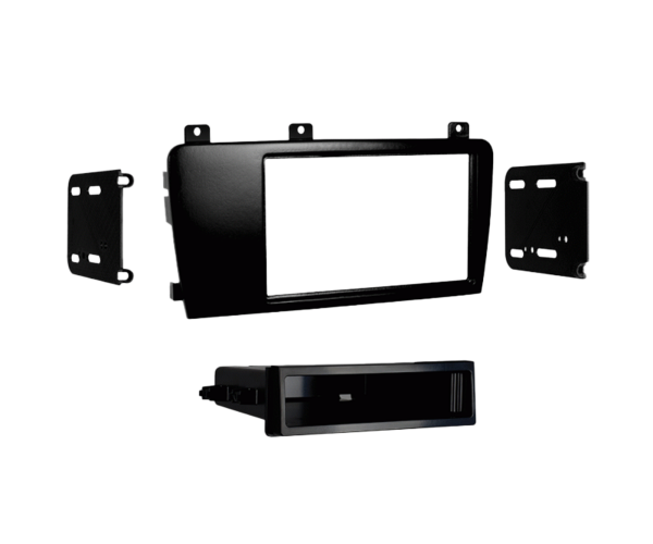 2-DIN Radioblende mit Fach Volvo S60/S70/V70/CX70 schwarz