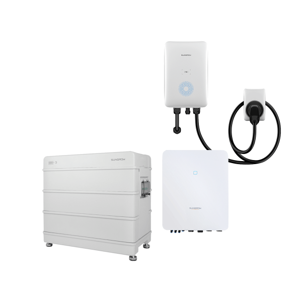 3-Phasen Lösung mit 6 kVA WR, EV Charger und 9,6 kWh Speicher