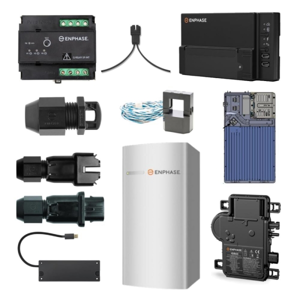 Energy System 6 x IQ8AC Microinverters & 10,5 kWh Battery