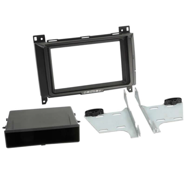Padbay 2-DIN RB RT mit Fach MB A/B-Klasse schwarz