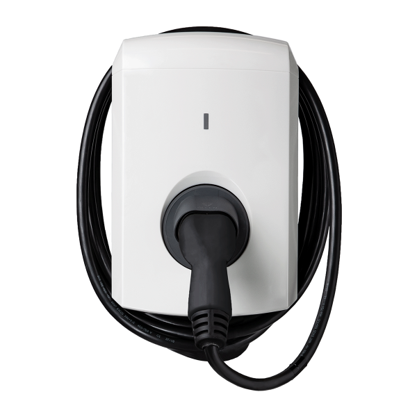 Eve Single S-line 1PH Cable, 32A, RFID, Backoffice E-Flux, 1 Phase, 7.4kW, Modus 3, IP55, angebunden