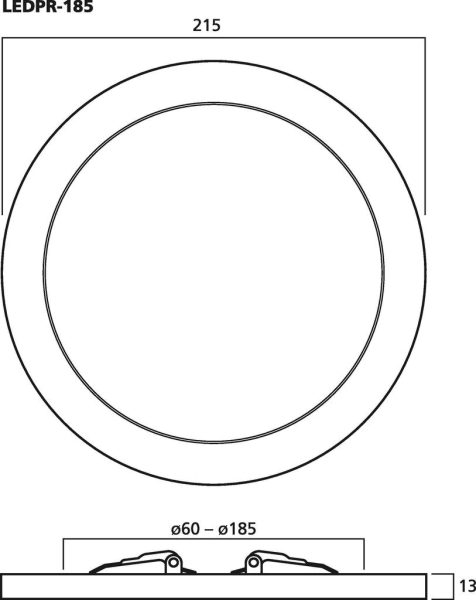LEDPR-185WWS