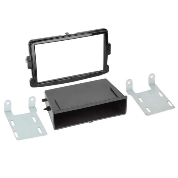 2-DIN RB mit Fach Dacia, Opel, Renault piano schwarz