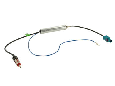 Antennenadapter Fakra(m)>DIN(m) 12V Phantom LEONI lose