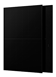 450W N-type Doppelglas Bifazial LB mit MC4 (Schwarzer Rahmen)