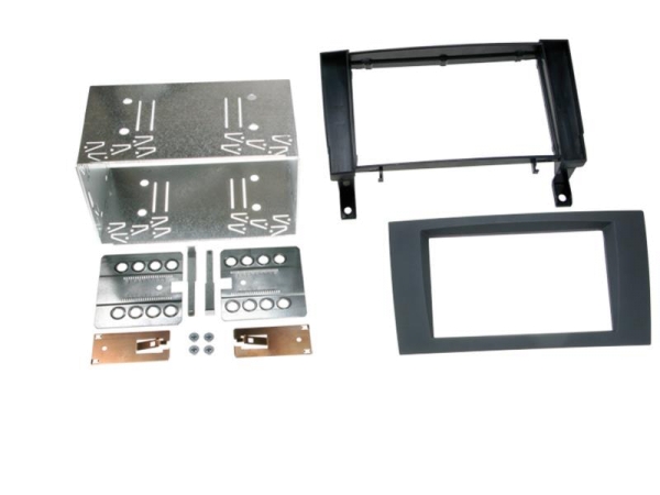 Doppel-DIN Komplettset Rubber Touch Mercedes A-Klasse (W169) / B-Klasse (CST245) / Sprinter (NCV3) /