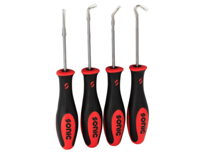 Hebelwerkzeug Minihaken 4 Teile 162mm