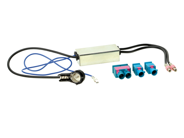 Antennenadapter VW 2x Fakra > ISO> 2x Fakra/Doppel-Fakra