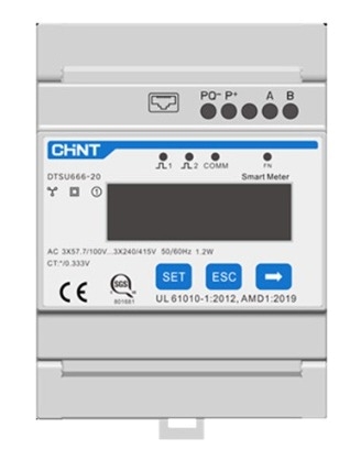 3-PHASE METER DTSU666-20 FÜR INDIREKTE MESSUNG, 3-PHASIG