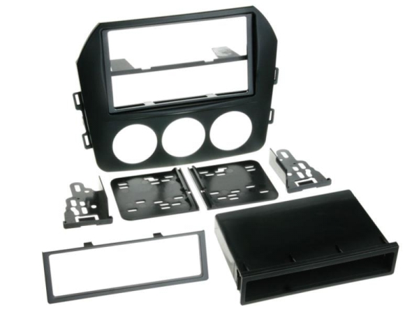 1-DIN / 2-DIN Einbaukit mit Ablagefach Mazda