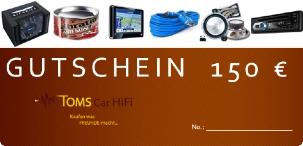 Gutschein 150 Euro