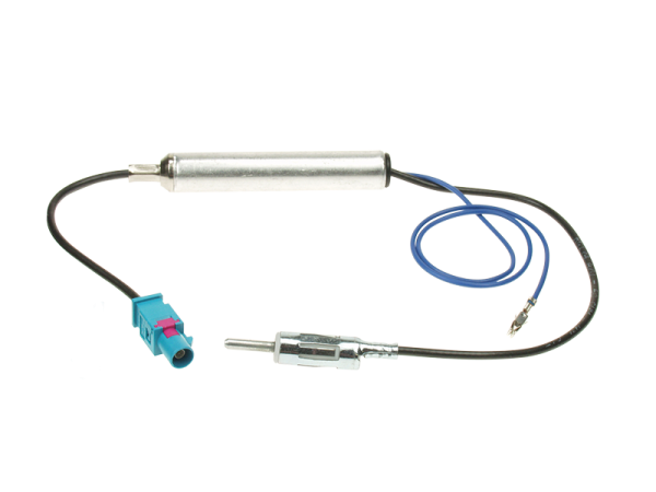 Audi / Citroën / Seat / Skoda / VW DIN-Antennenadapter Fakra (Z) mit Phantomeinspeisung