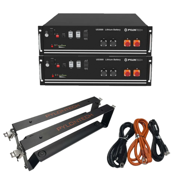 US3000C LiFePO4 14kWh Set 2 Batterien