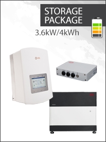 1ph 3.6kW Hybrid / BYD LVS 4kWh Speicherpaket