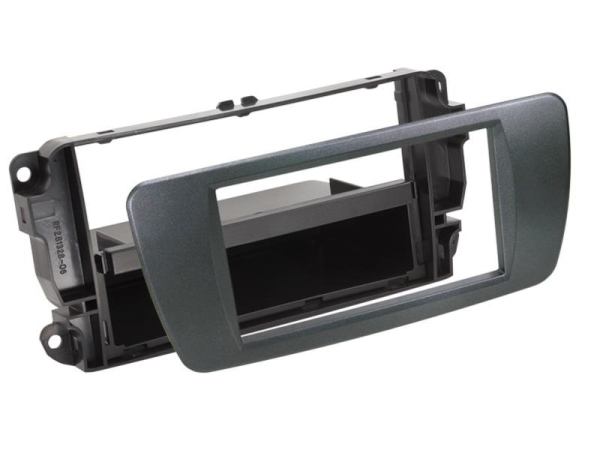 Doppel-ISO Radiohalterung Rubber Touch Seat Ibiza ( azabacheschwarz)