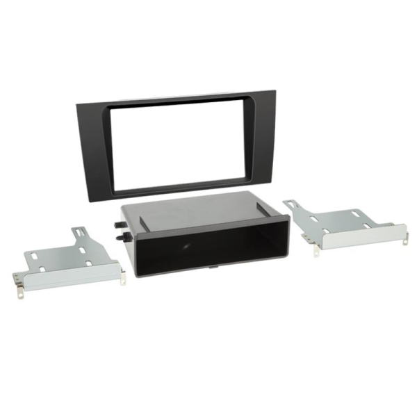 2-DIN RB mit Fach Audi A4 (B5) 1999-2001 schwarz