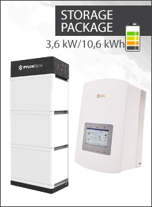 S5 EH1P 3.6 kW + Pylon L2 10.65 kWh (3 x 3.55 kWh) Paket