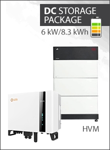 S6 6kW 3ph Hybrid Wechselichter + BYD HVM 8.3 kWh Paket