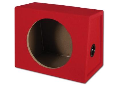 Geschlossenes Gehäuse Sinuslive Lautsprecher Gehäuse G30 Für 30cm Subwoofer - 50 Liter, 19mm MDF, Geschlossen, Schwarzer Teppich Bass Gehäuse 30cm