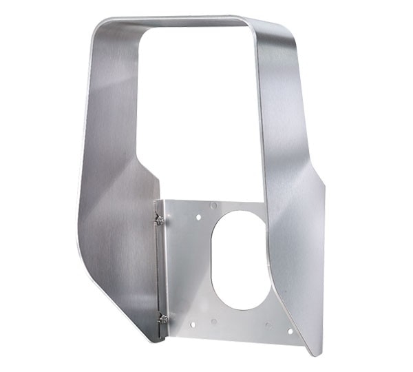 PROTECTIVE ROOF FOR STAINLESS STEEL PILLAR SCHUTZDACH AMTRON FÜR EDELSTAHLSÄULE