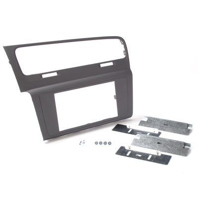 Radioblende VW Golf VII flach, schwarz Soft Touch