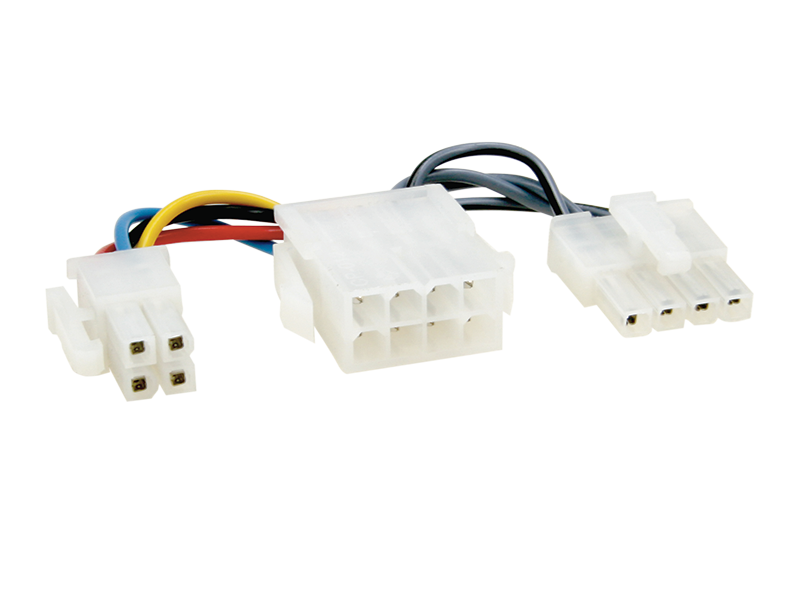 ACV Umrüstadapter Dabendorf mit 8-pol Molex auf THB 2 x 4-pol Molex